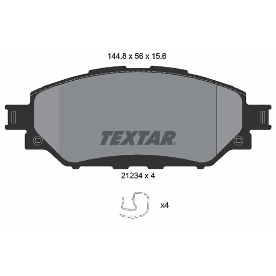 2123401 - Brake Pad Set, disc brake 