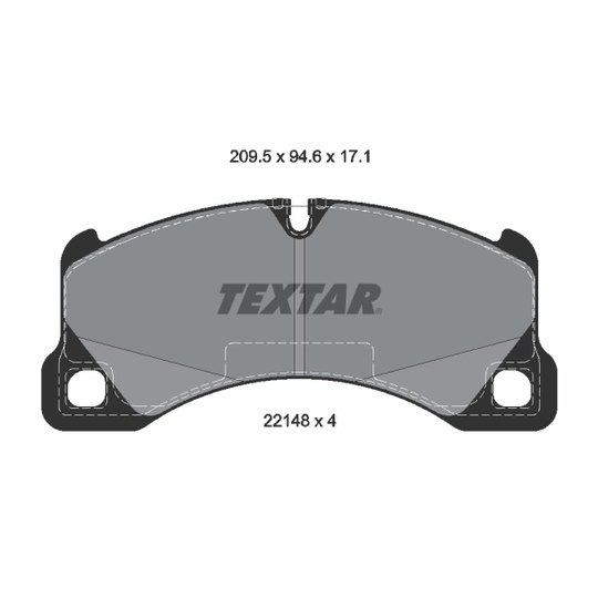 2214801 - Brake Pad Set, disc brake 