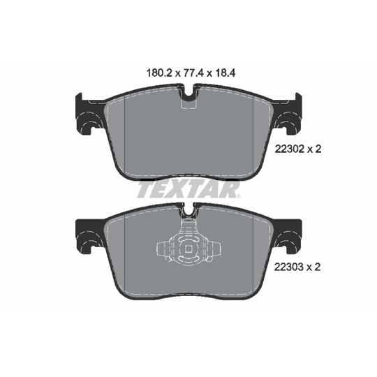 2230201 - Brake Pad Set, disc brake 