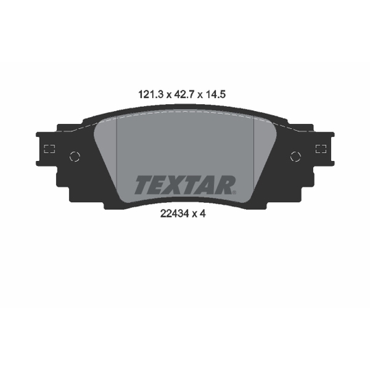 2243401 - Brake Pad Set, disc brake 