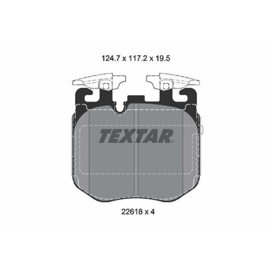 2261801 - Brake Pad Set, disc brake 