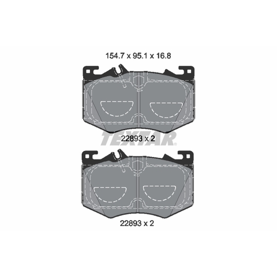 2289301 - Brake Pad Set, disc brake 