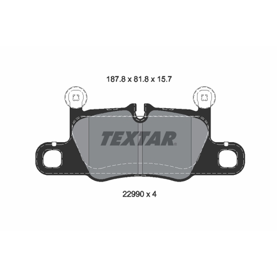 2299001 - Brake Pad Set, disc brake 