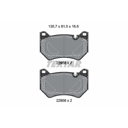 2295801 - Brake Pad Set, disc brake 