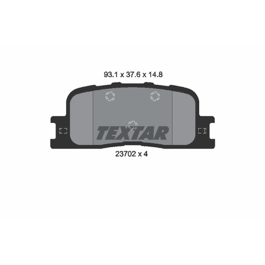 2370205 - Brake Pad Set, disc brake 