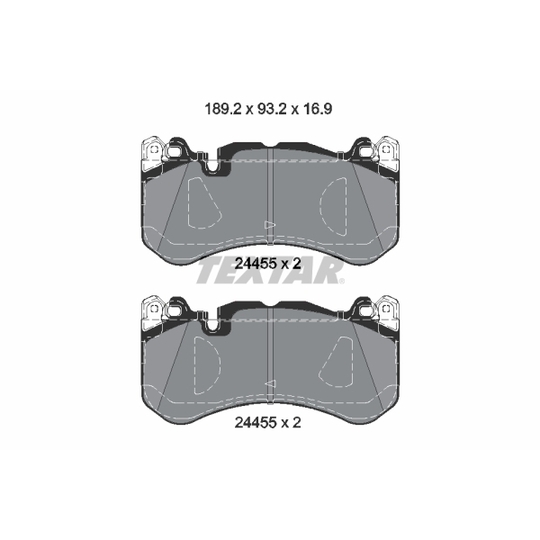 2445505 - Brake Pad Set, disc brake 