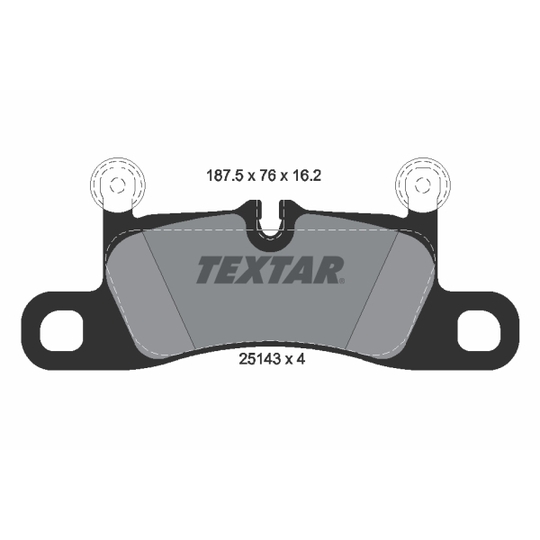 2514301 - Brake Pad Set, disc brake 