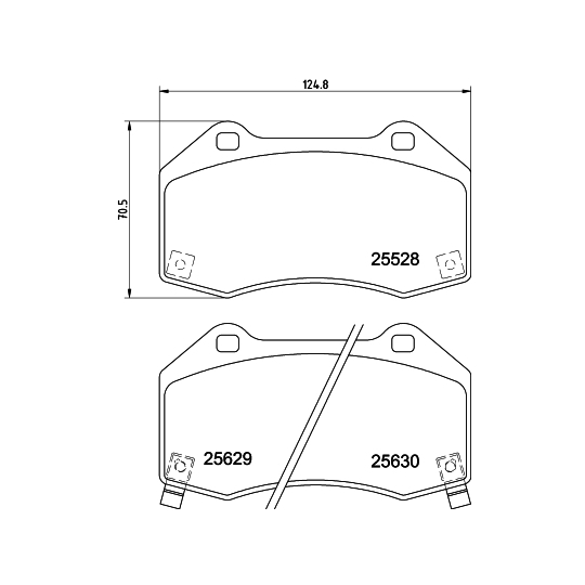 2552801 - Brake Pad Set, disc brake 