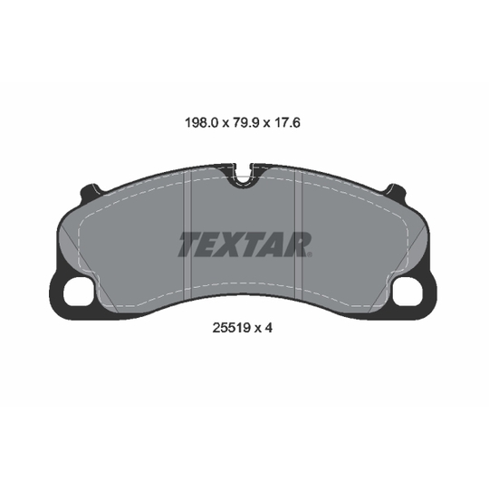 2551901 - Brake Pad Set, disc brake 