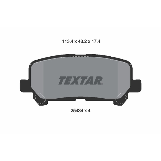 2543403 - Brake Pad Set, disc brake 