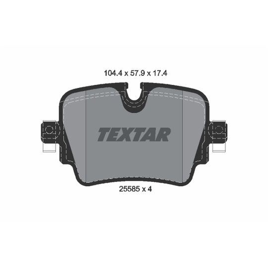 2558501 - Brake Pad Set, disc brake 