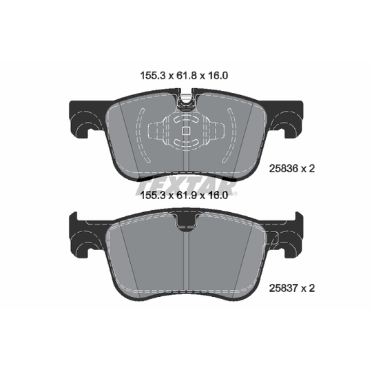 2583605 - Brake Pad Set, disc brake 