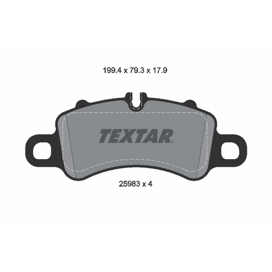 2598303 - Brake Pad Set, disc brake 