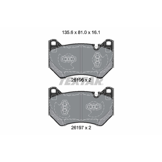 2619601 - Brake Pad Set, disc brake 