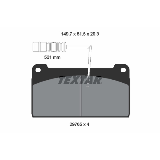 2976502 - Brake Pad Set, disc brake 