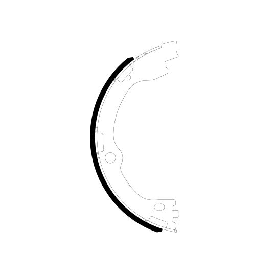 91084500 - Brake Shoe Set, parking brake 