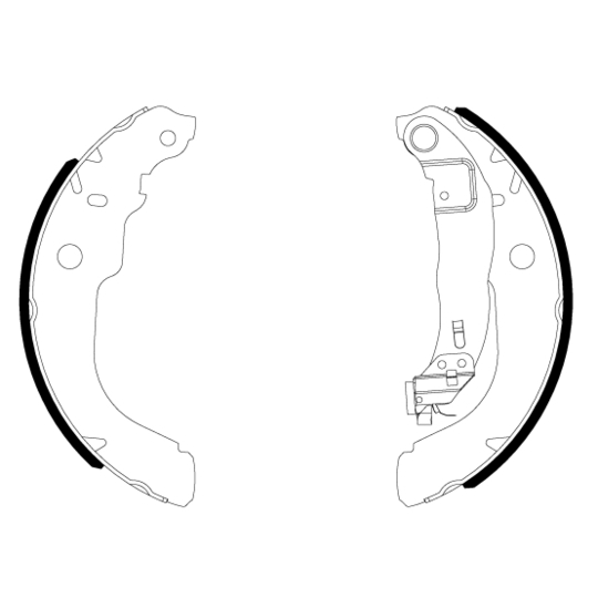 91084300 - Brake Shoe Set 