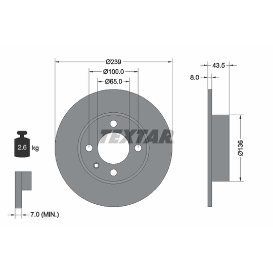 92010500 - Brake disk 