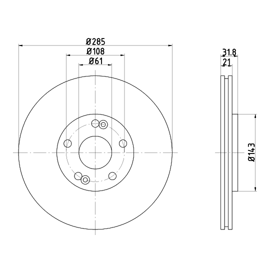 92068600 - Brake disk 