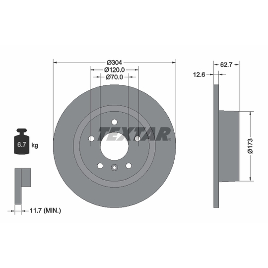 92095203 - Brake Disc 