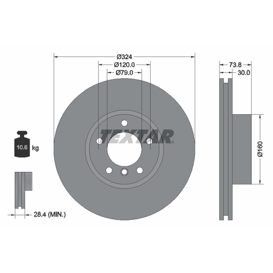 92107100 - Brake disk 