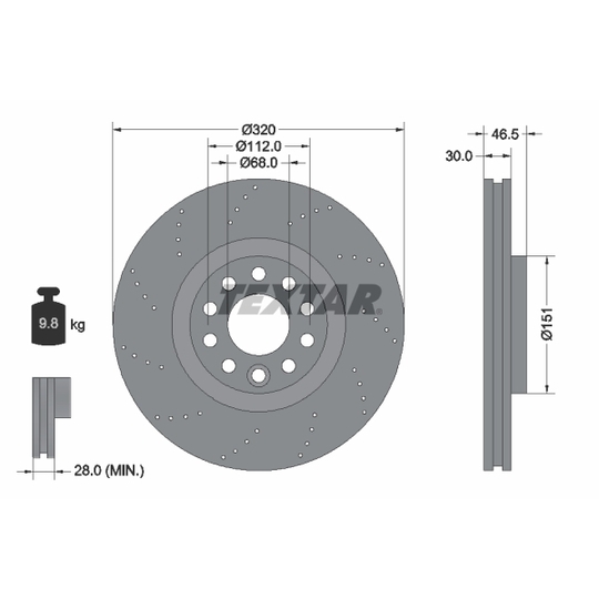 92158305 - Brake disk 