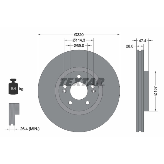 92237805 - Brake Disc 