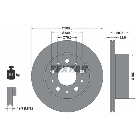 92284303 - Brake Disc 