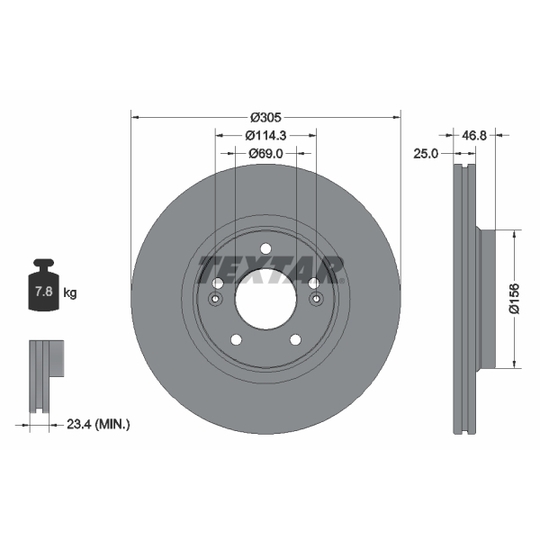 92292203 - Brake Disc 