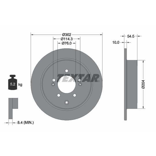 92293303 - Brake Disc 