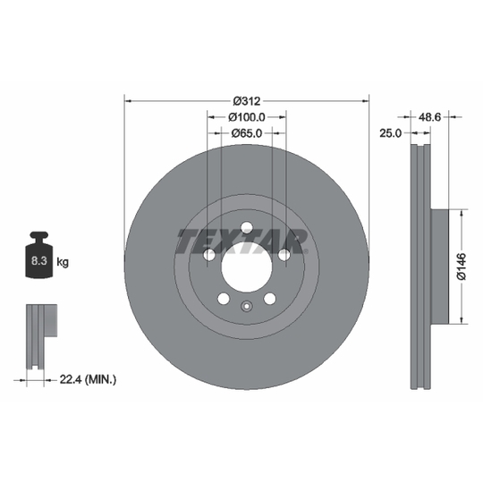 92303303 - Brake Disc 