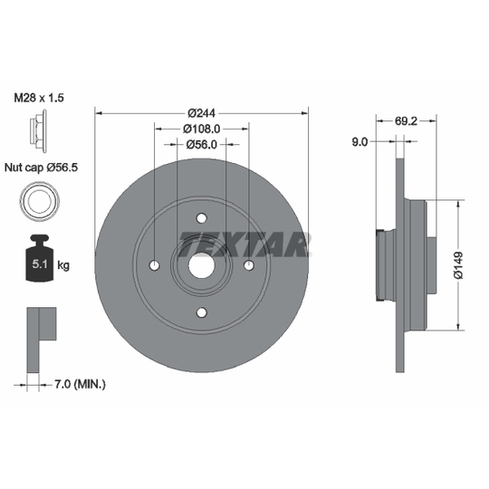 92305403 - Brake Disc 