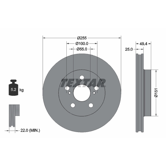 92301703 - Brake Disc 