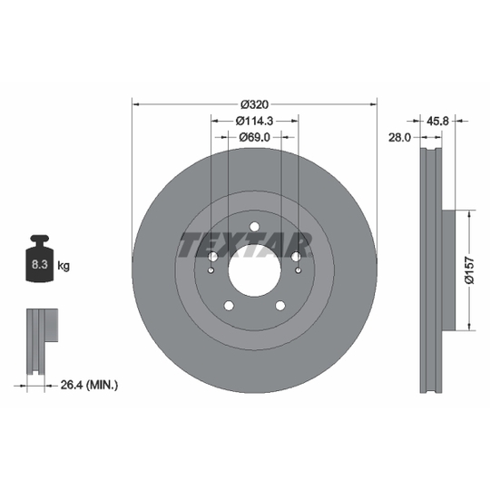 92306503 - Brake Disc 