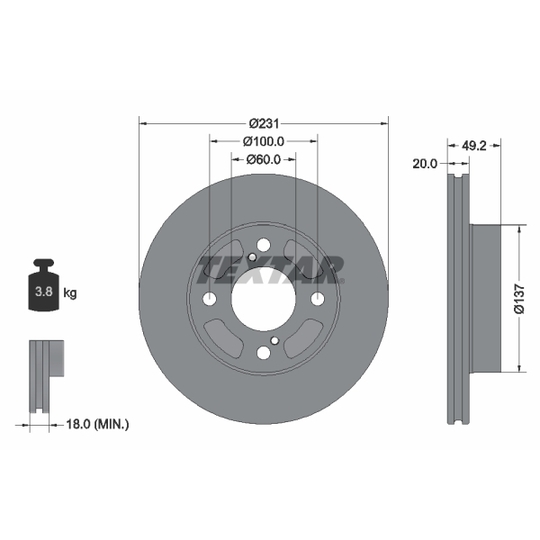 92314003 - Brake Disc 