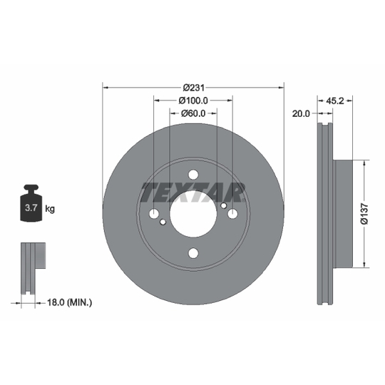 92309403 - Brake Disc 