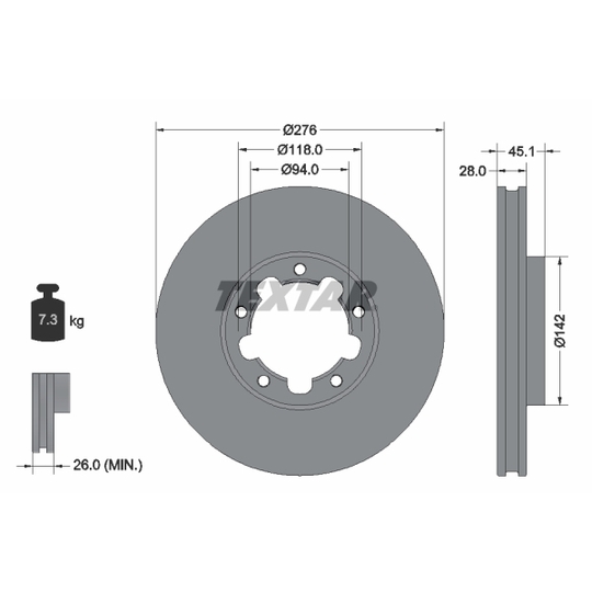 92324003 - Brake Disc 