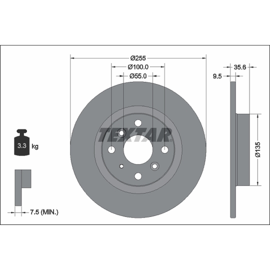 92338203 - Brake Disc 