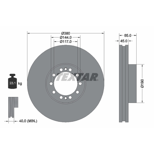 93192000 - Brake Disc 