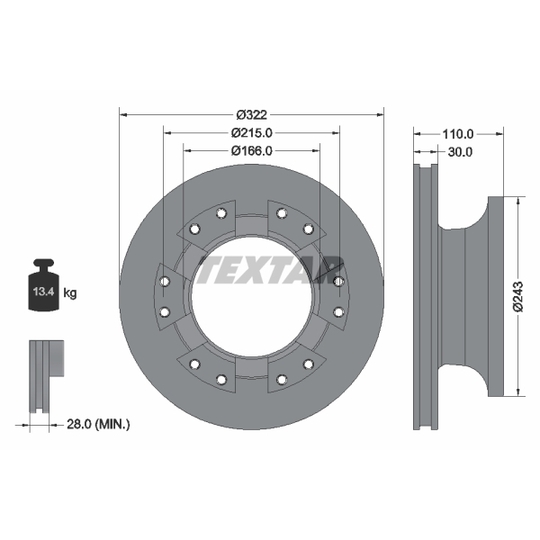 93276100 - Brake Disc 