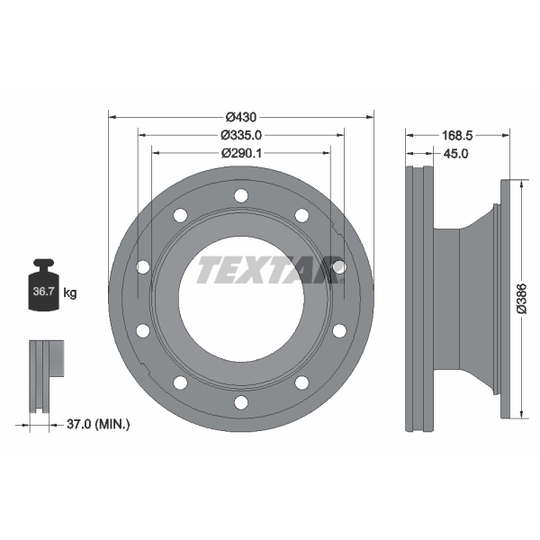 93296100 - Brake Disc 