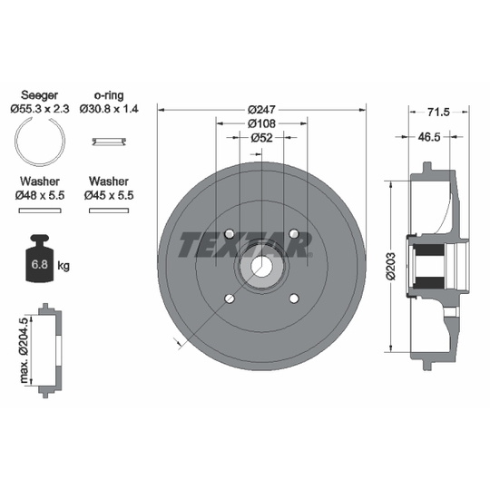 94041500 - Piduritrummel 