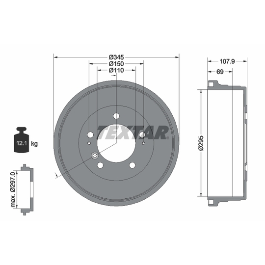 94040000 - Brake Drum 