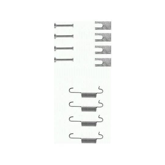 97000100 - Brake shoe fitting set 