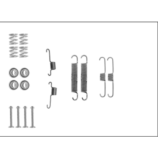 97040700 - Accessory Kit, brake shoes 