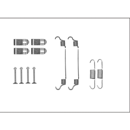 97042900 - Accessory Kit, parking brake shoes 