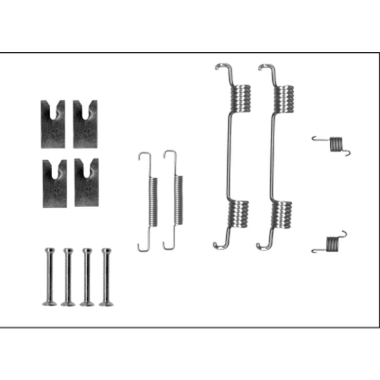 97043100 - Accessory Kit, parking brake shoes 