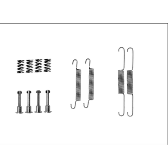 97043600 - Accessory Kit, parking brake shoes 