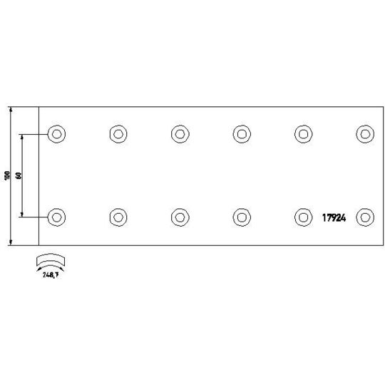 1792408 - Brake Lining Kit, drum brake 