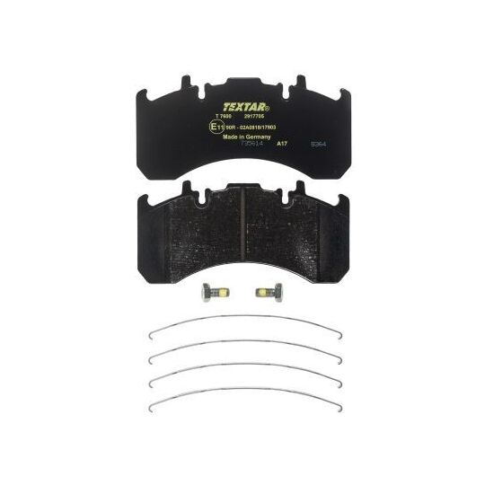 2917705 - Brake Pad Set, disc brake 